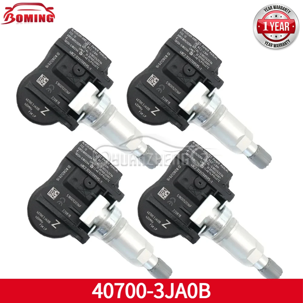 

40700-3JA0B TIRE PRESSURE SENSOR TPMS 433MHz 407003JA0A For NISSAN LEAF ALTIMA MURANO 2015 2016 2017 2018 2019 INFINITI Q50 QX56