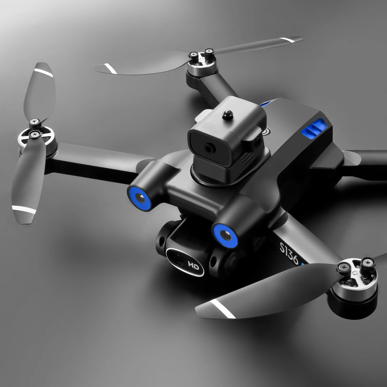 Gps Positionering S136 Drone Met Optische Flow Positionering, Dual Hd Instelbare Camera 'S, 360 ° Obstakel Vermijden.