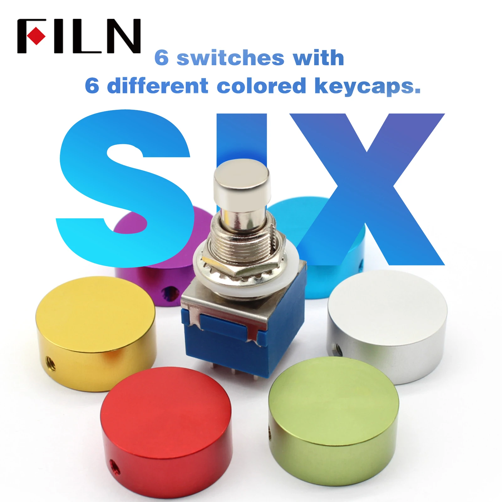 FILN 3PDT 9Pin Stompbox with Cover Electric Guitar Effects Pedal Foot Switches True Bypass Favorable Price
