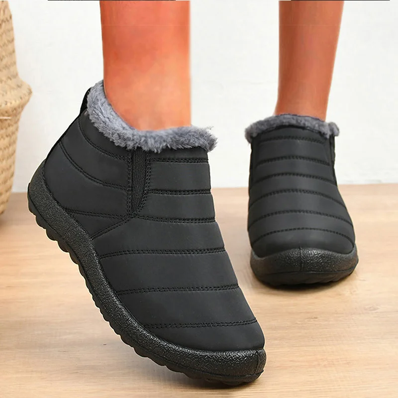 Men Shoes Trend Winter Sneakers For Men Winter Shoes With Fur Casual Sneakers Slip On Vulcanize Shoes For Men Sneaker Loafers