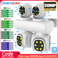 10K 20MP Four Lens Four Screens Camera WIFI IP CCTV PTZ Outdoor 8K 15MP Two Way Intercom Ai Track ICam365 Smart 10X Zoom Cameras