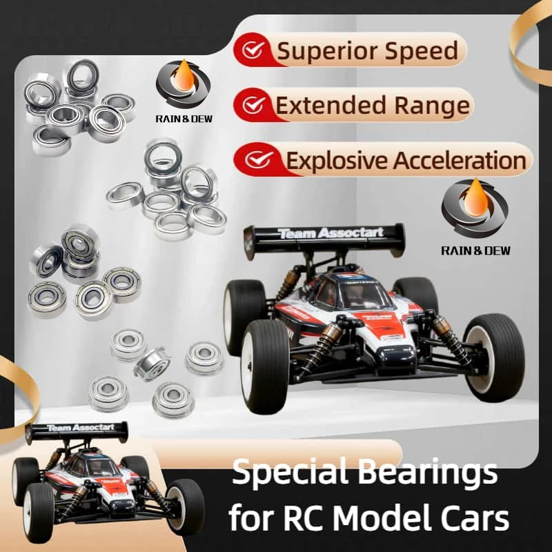 Double Shielded SR156ZZ Stainless Steel 4.762x7.938x3.175 mm Ball Bearings MR74ZZ F6700ZZ MR1016ZZ R168ZZ 695ZZ for RC Model Car