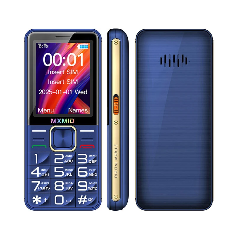 MXMID G880 PRO 2.4 Inch 4G Feature Phones Flashlight Big Button 6800mAh Long Time Standby Cheap Mobile Phone Cell Phone On Sale