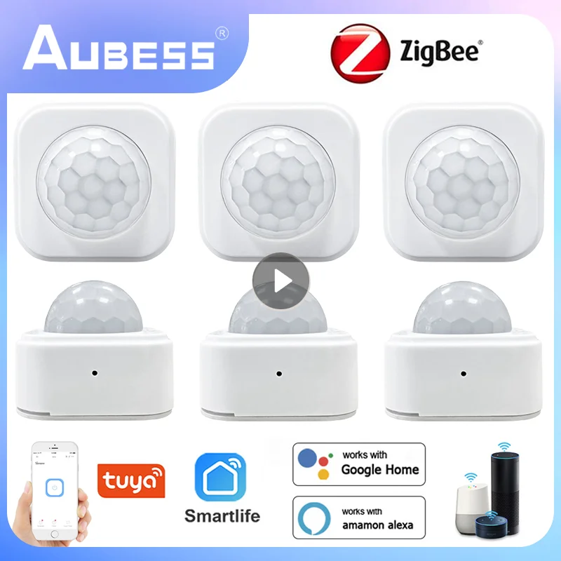 

Tuya Zigbee Body PIR Sensor Wireless Smart Motion Transducer Smart Life Home Security Gateway Work With Alexa Google Home Sensor