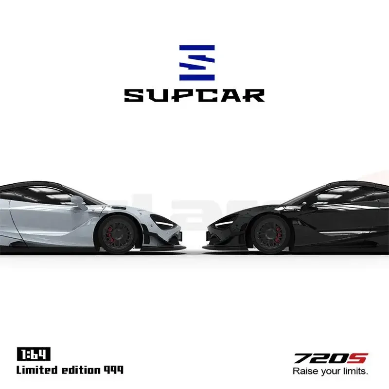 (Pre-order) SUPCAR SC 1:64 720S Black / Grey limited999 Diecast Model Car