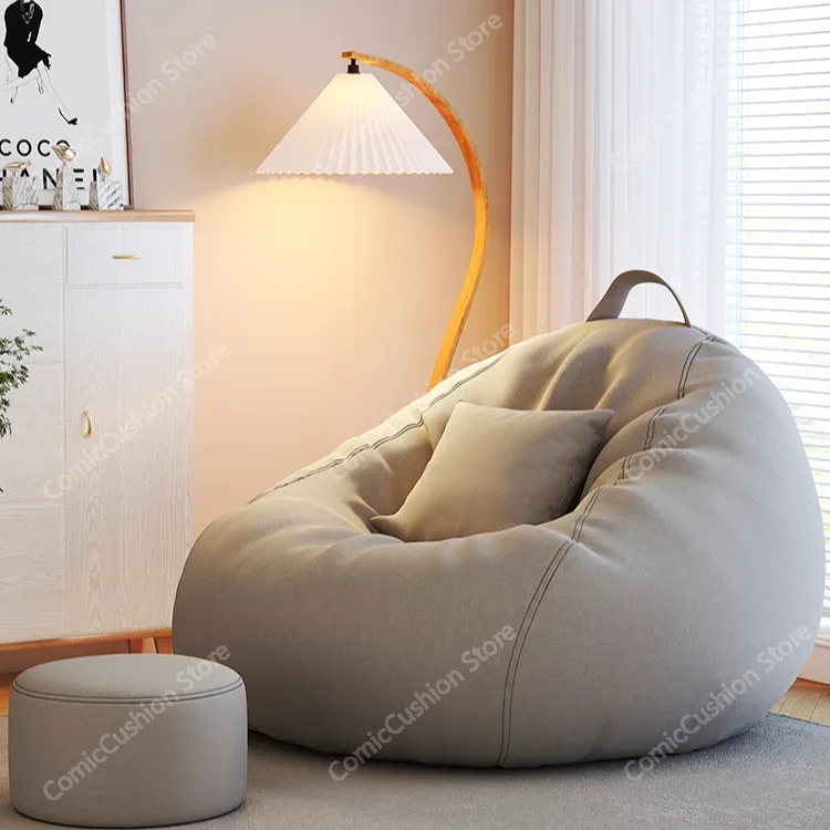 

Lazy sofa single reclining sleeping seat cushion bean bag bedroom balcony bay window tatami recliner small apartment