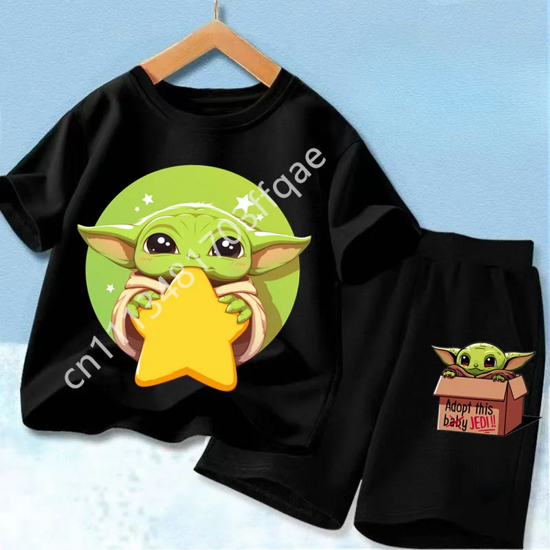 novo-conjunto-de-camisetas-infantis-star-wars-yoda-baby-yoda-estampado-casual-manga-curta-para-meninos-e-meninas-criancas-pequenas-verao-2026