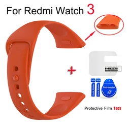 Correia para Xiaomi Redmi Watch 3, substituição pulseira inteligente, pulseira de silicone macia para Redmi Watch 3