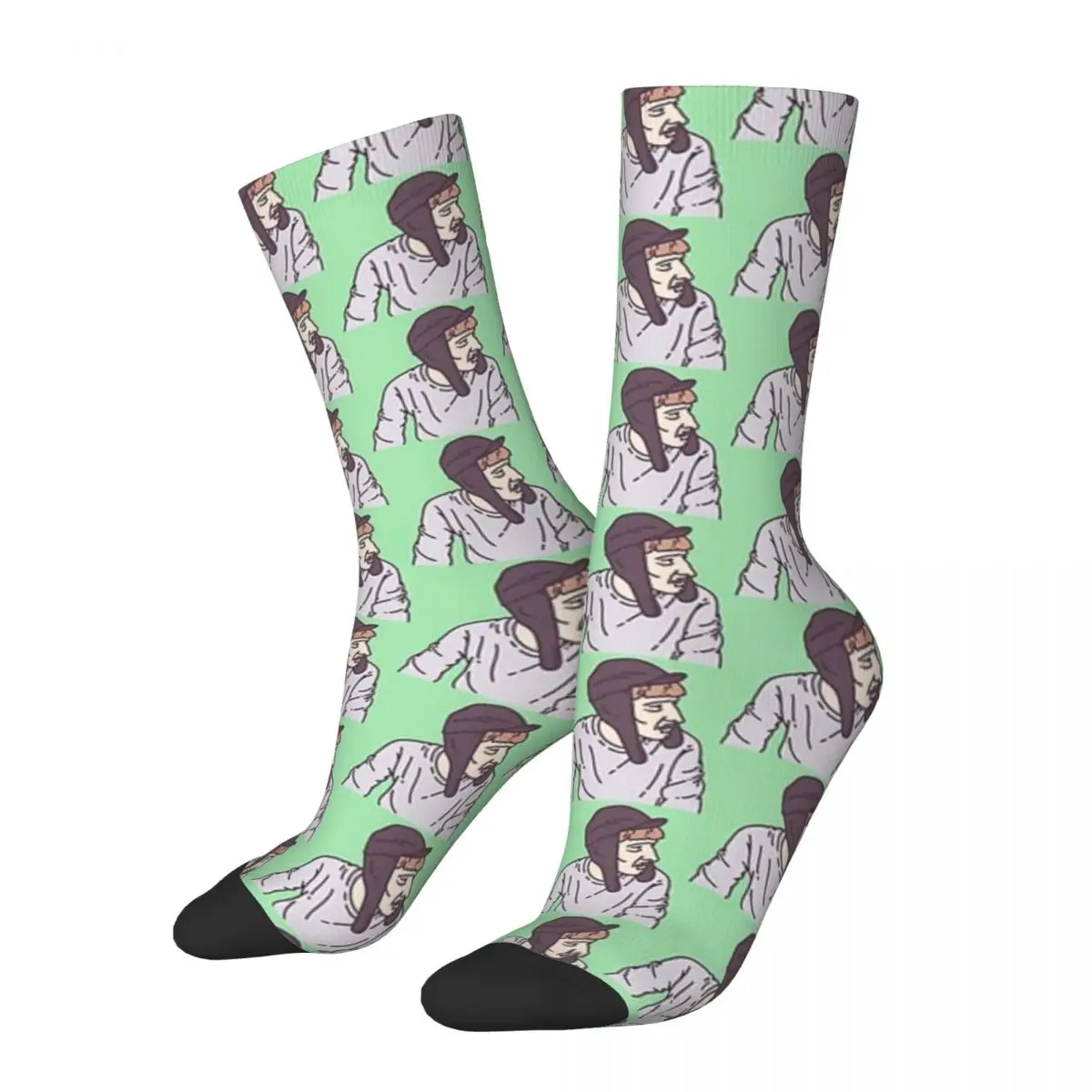 DJ Steves Art Socks Harajuku Sweat Absorbing Stockings All Season Long Socks Accessories for Unisex Gifts