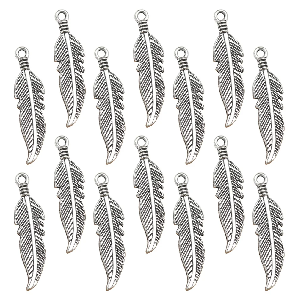 

100 Pcs Alloy Pendant Charm DIY Jewelry Making Accessories Leaves Shape Design Pendant Set For Necklace Bracelet Earrings