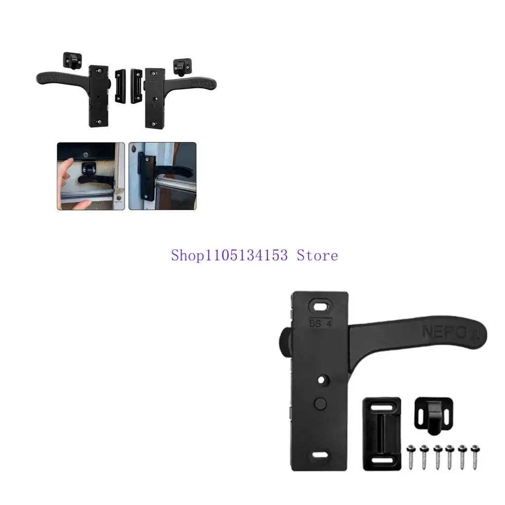 

HG89 Регулируемые металлические блокировки набора блокировки прочные дверные блокировки легко установить набор для дверных свой