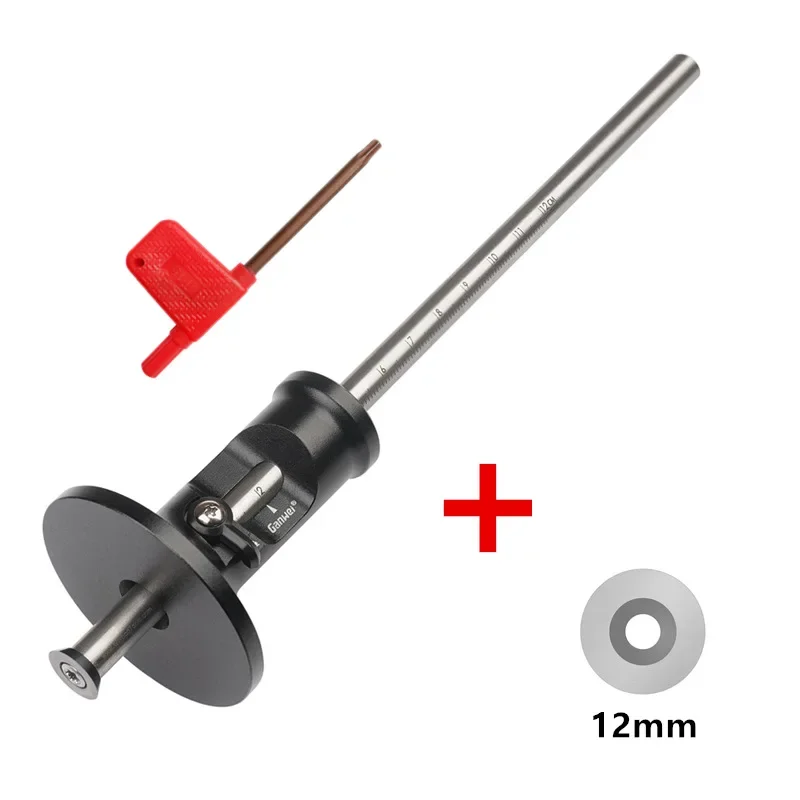 Woodworking European Style Scriber Blade Scribing Precision Marking Gauge Ruler Adjustable Tools Replacement Cutters Wheel