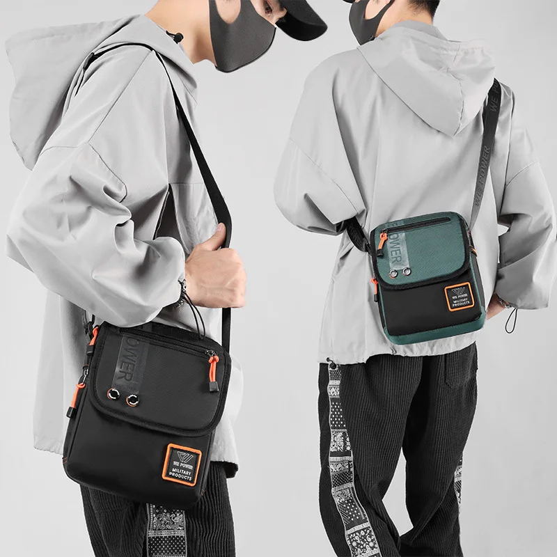 Bolso de hombro inclinado para hombre y mujer, bolsa de ocio, moda exterior, Mailman fresco, BaoHu, deportes, correr, nuevo