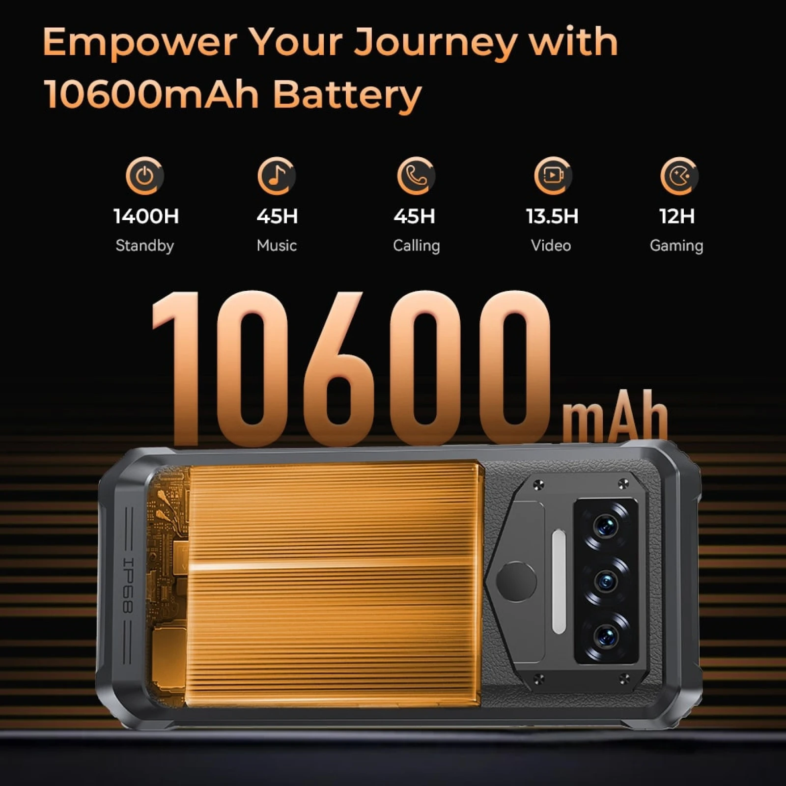 Oukitel WP38 Rugged Smartphone 10600mAh 6.52