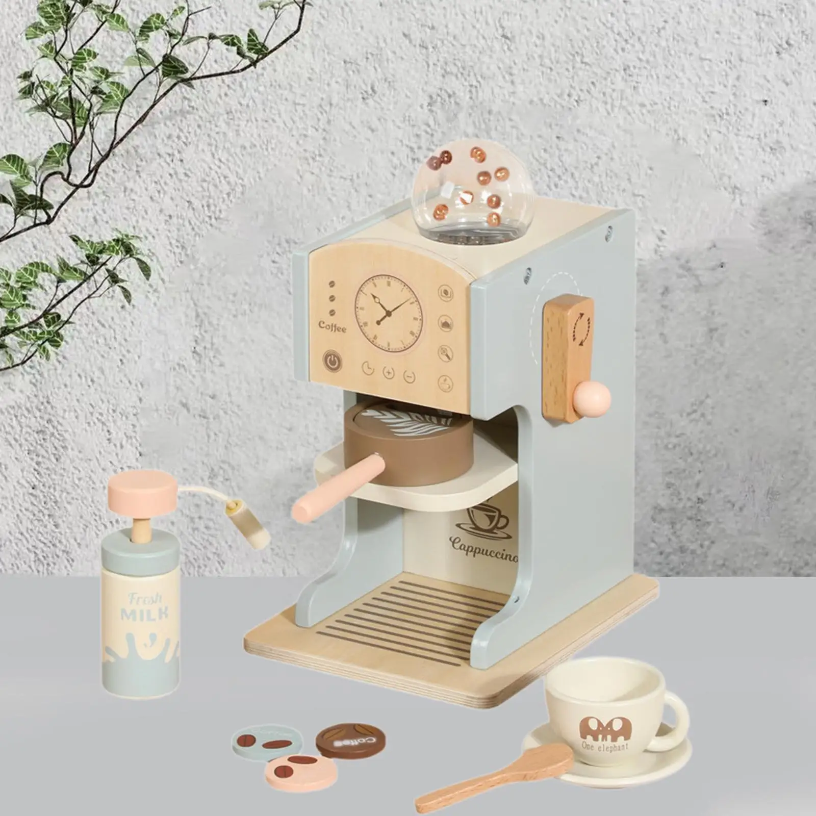 Simulation Coffee Machine Toy Role Play Fun Set for Girl Boys Kids Toddlers