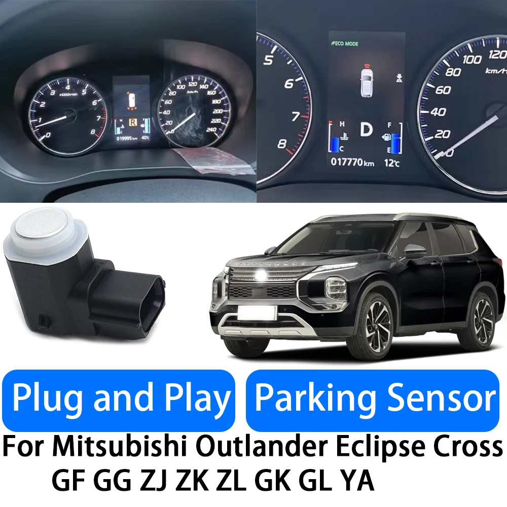 For Mitsubishi Outlander Eclipse Cross GF GG ZJ ZK ZL GK GL YA Reverse Radar Precision Detection OEM Fit Parking Sensor System
