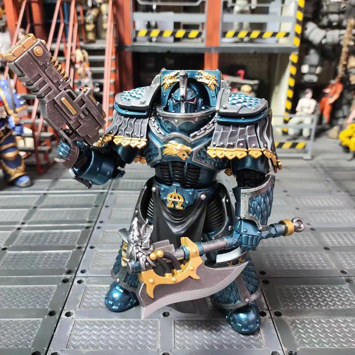 【JOYTOY】ألعاب شخصيات الحركة Warhammer 40K Alpha Legion 3 قطع 1/18