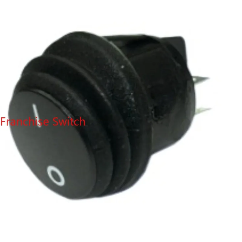 10PCS 20MM open hole waterproof boat type switch single pole  throw R13-112A8 10A UL CQC