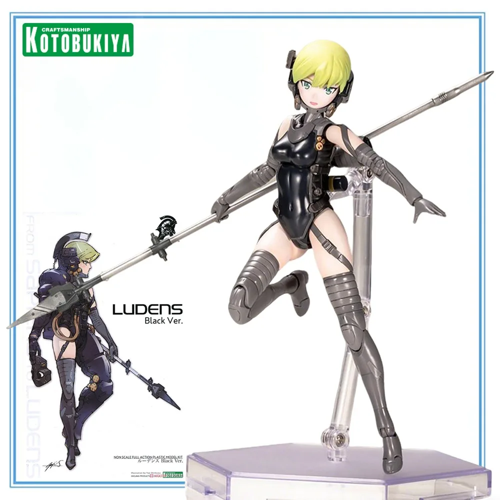 

100% Оригинальная фигурка Kotobukiya Frame Arms Girl Mascot Character Ludens Black Ver. в наличии Коллекция аниме-фигурок и фигурок для экшн-игр