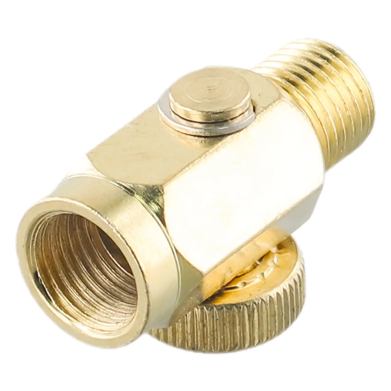 4pcs Solid Brass Air Compressor Air Pressure Valve 1/4'' NPT Inline Regulator Air Compressor Parts Accessory