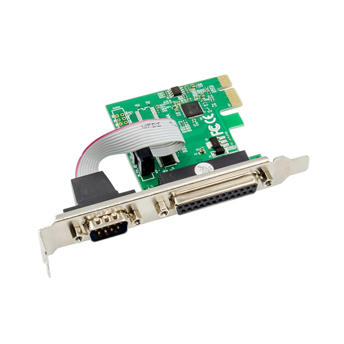 Expansion Card ST329 PCIe X1 AX99100 1S1P Industrial RS232+LTP Control Multifunction Convenient Expansion Card
