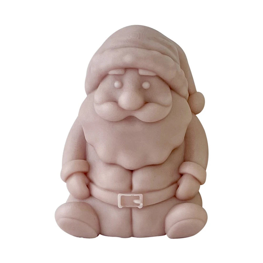 

Santa Claus Aromatherapy Candle Mold Christmas Decoration Chocolate Silicone Mold Scented Making Tools 3D DIY Handmade Fragrance