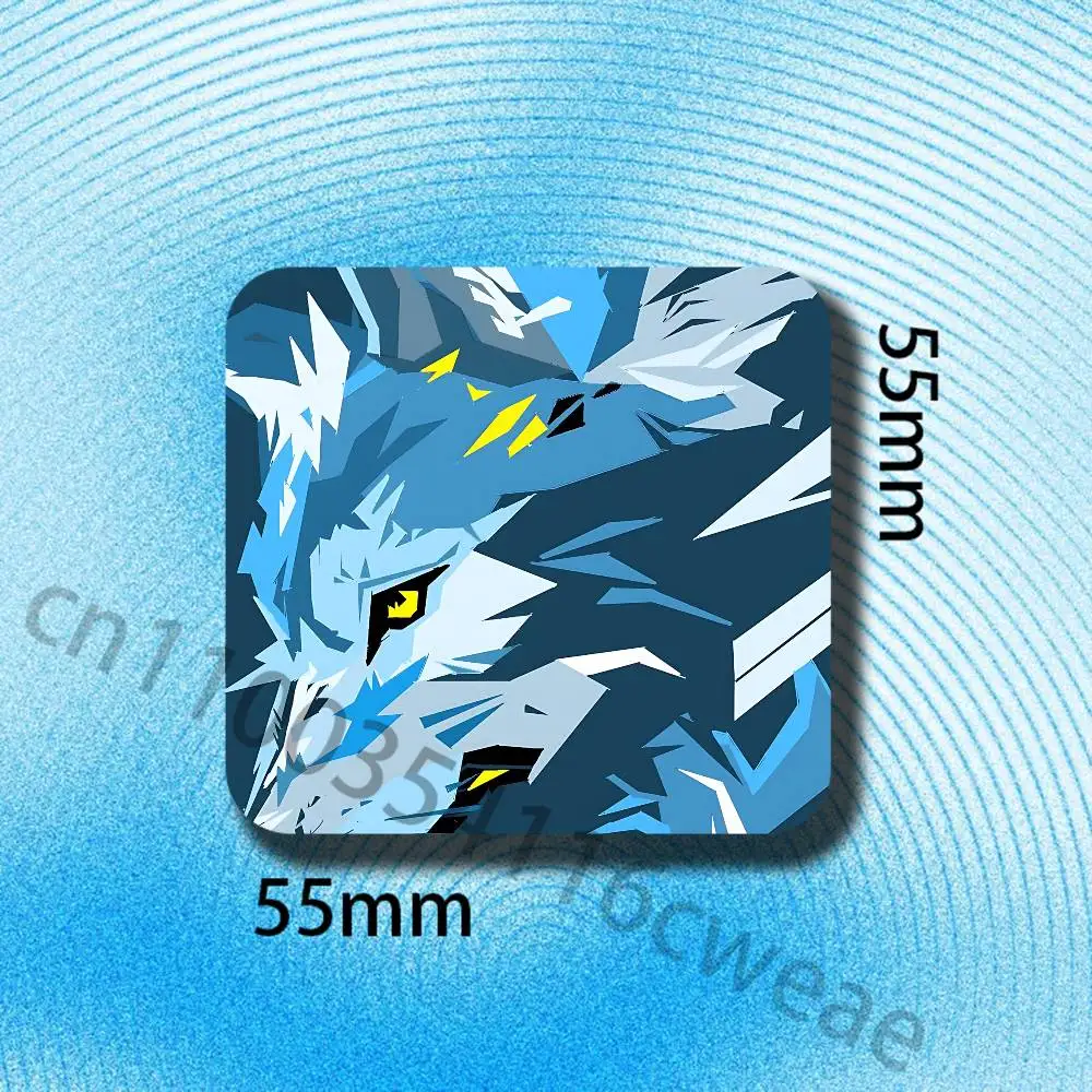 Cool Wolf Totem Magnet Refrigerator Fridge Sticker for Home Decor DIY Wall Decor