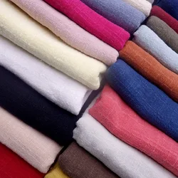 130cm Wide Soft Linen Cotton Fabric Natural Flax Organic Material Pure For Sewing DIY Handmade Clothes Patchwork Fabric