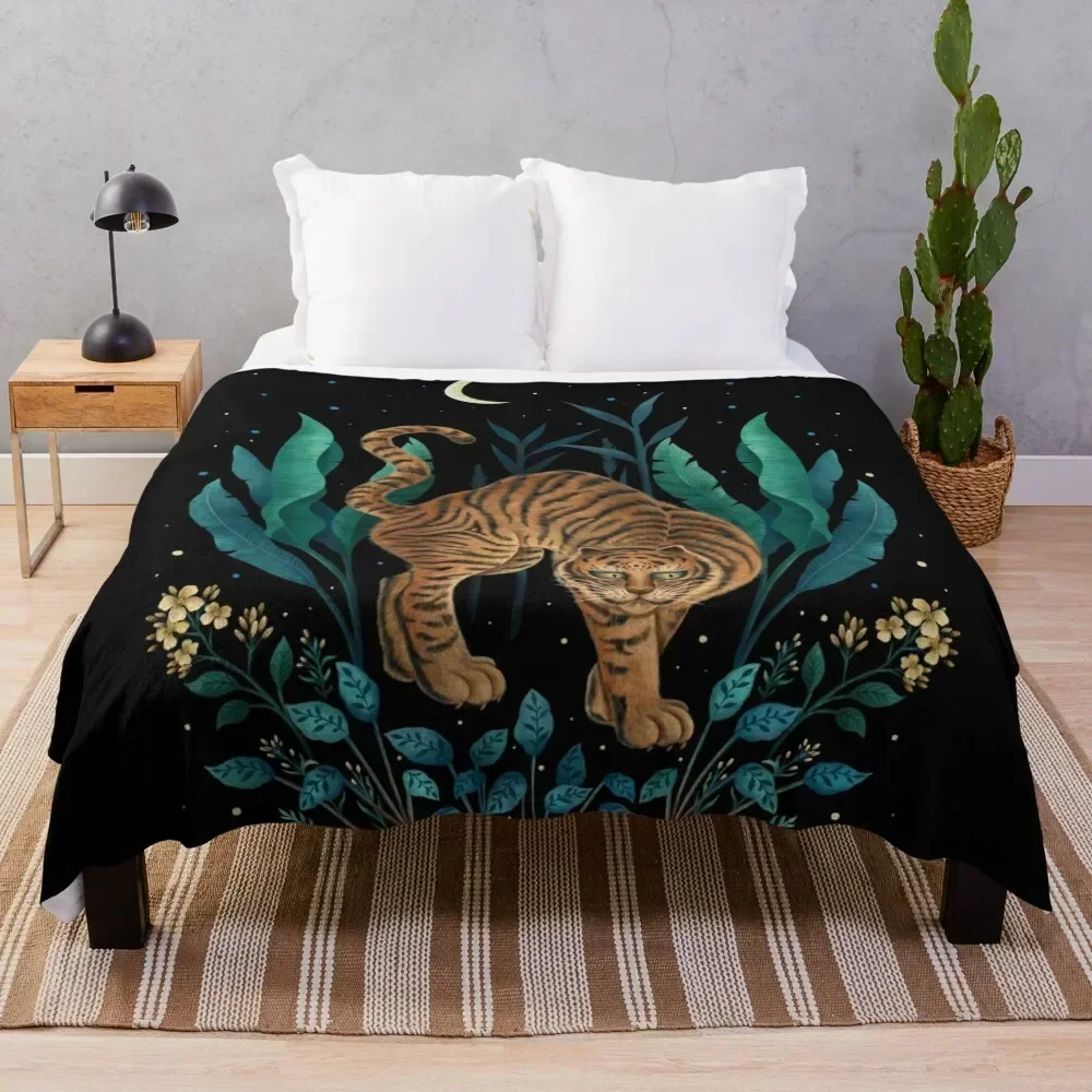 

Year of the Tiger Throw Blanket All Season Soft Lightweight Blanket for Home