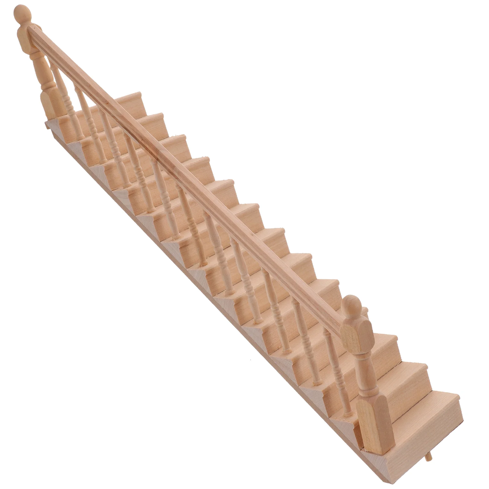 

Handrail Stairs Miniature Fence Wooden House Accessories That Actually Work Decorations for Crafts 1/12 Scale