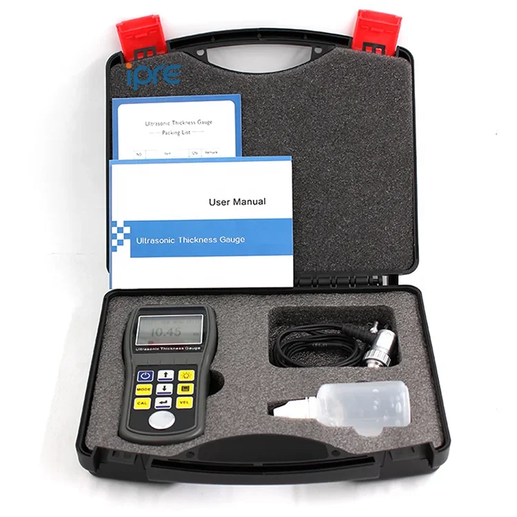 IPRE  Measuring Coatings Travel Gauge Ultrasonic Thickness Gauge Meter Digital Width Measuring Instruments 0.75-300mm