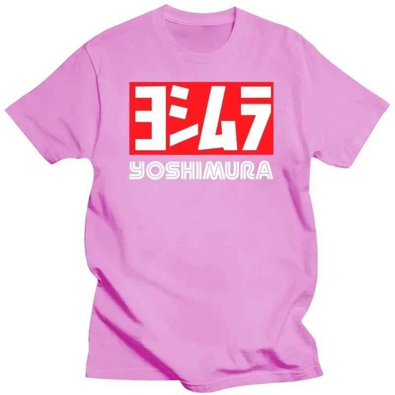 2024 Men Yoshimura Tee Shirt Classic Japanese Motorcycle Exhaust T-shirt Fashion Funny T-shirt Men Cotton Brand Teeshirt