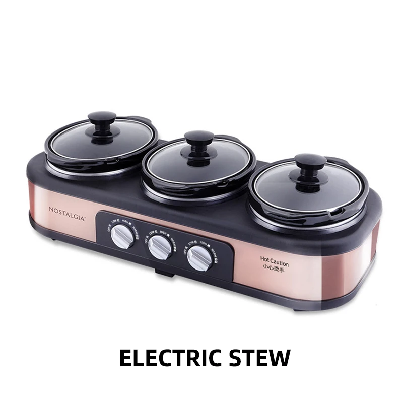 المنزلية التلقائي بطيئة طباخ الحساء الصحية وعاء خزفي عش الطيور فصل المياه وعاء وعاء كونجي