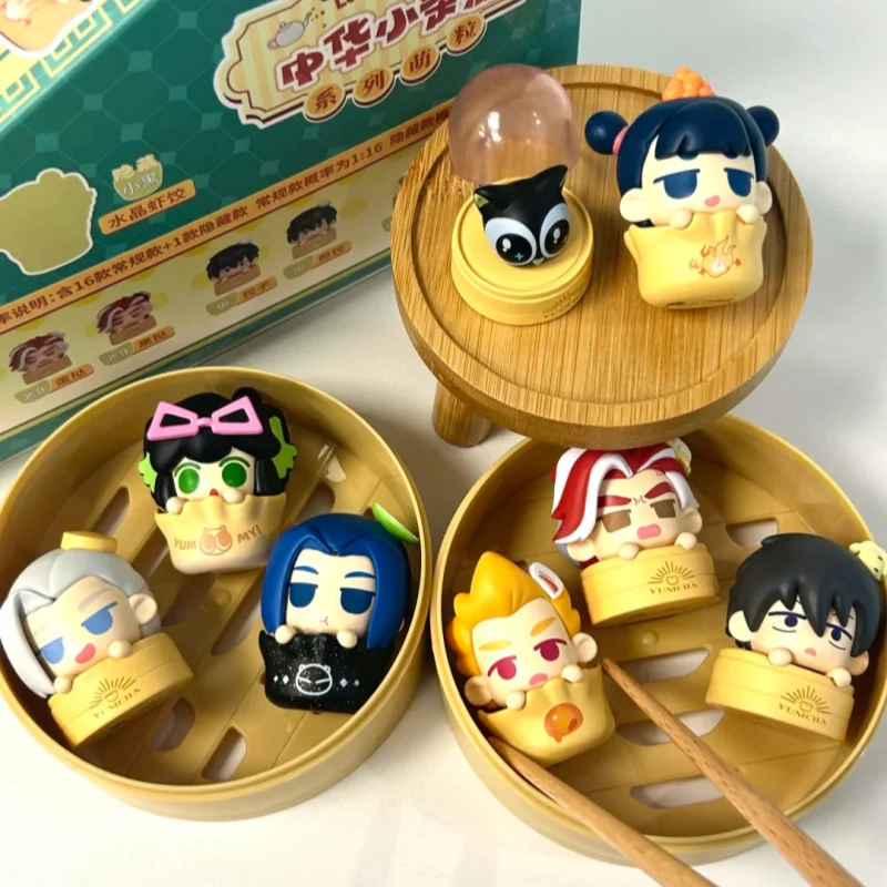 

Fansz Luo Xiaohei's War 2, чайная вечеринка, китайский чай, милый зерновой олень, дикий, неограниченное количество Q Edition, слепая коробка ручной работы, новый продукт на складе