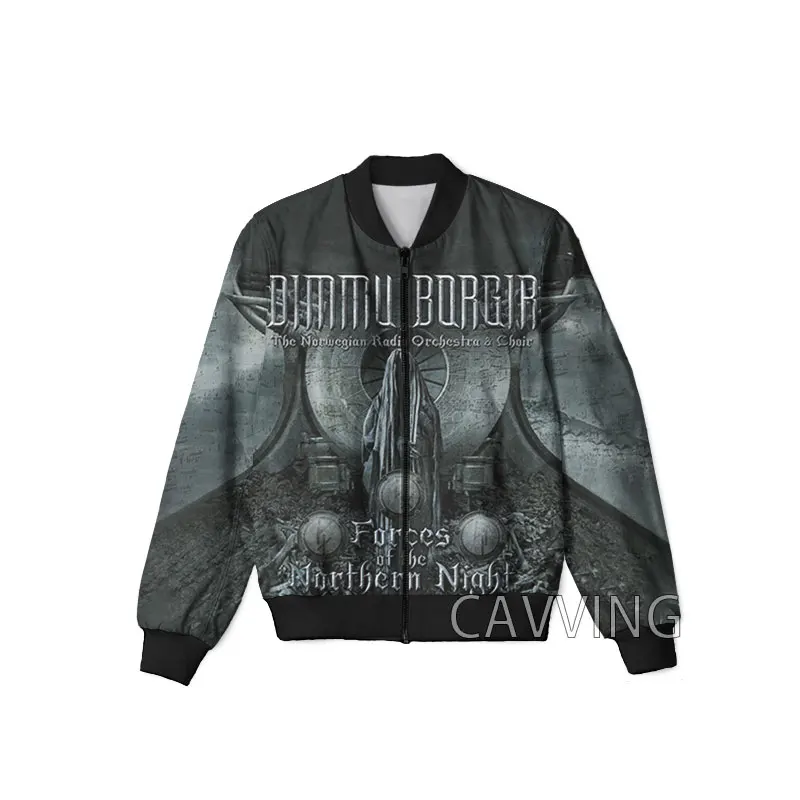 CAVVING 3D Printed  DIMMU BORGIR  Zipper Bomber Jackets Men Overcoat Mens Coat Zip Up Jackets for Women/Men  Z01