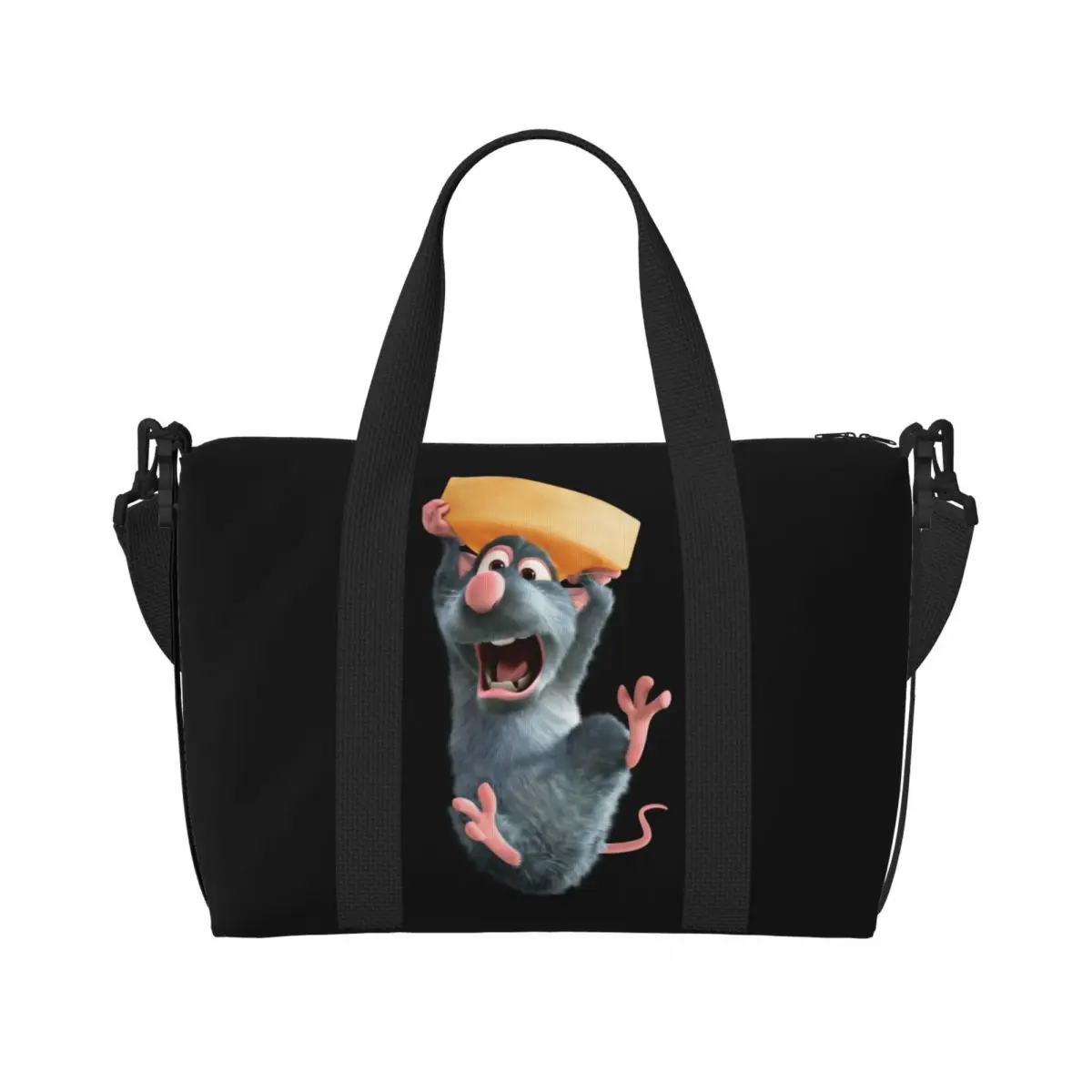 

Изготовленная на заказ пленка Рататуй, анимация, продуктовые сумки-тоут, сумки для покупок, женские большие вместительные пляжные дорожные сумки для спортзала