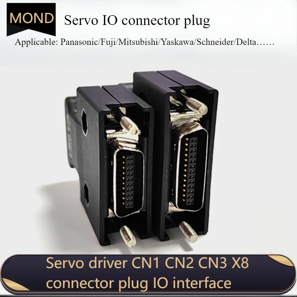 Servo drive CN1 CN2 CN3 X8 connector plug IO interface suitable for Mitsubishi Schneider