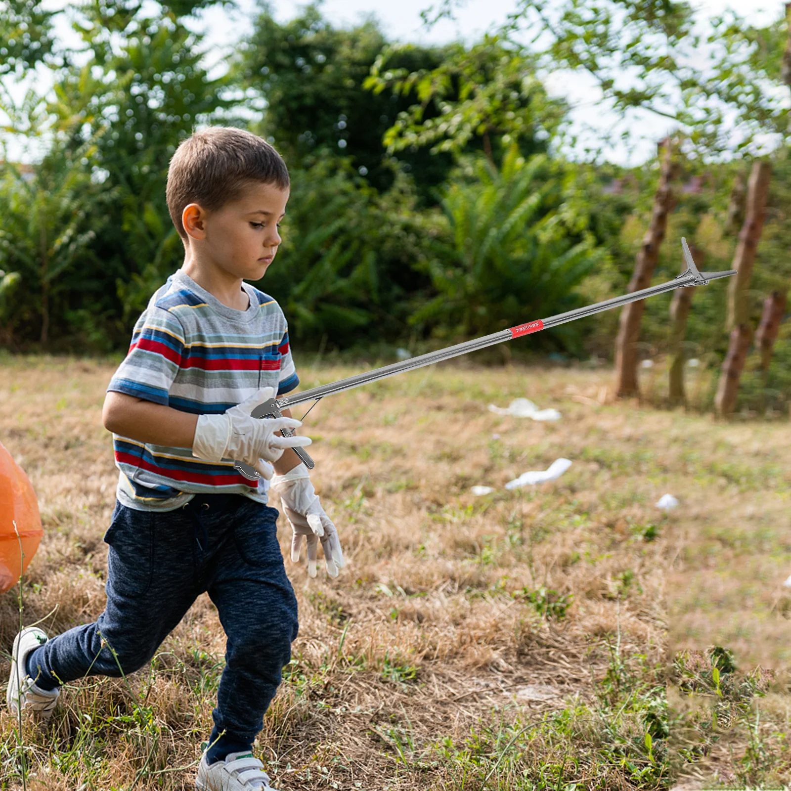 

Snake Grabber Tool Stainless Steel Folding Heavy Duty Long Reach Reptile Tongs Snake Catcher Fishing Gripper Crab Claws