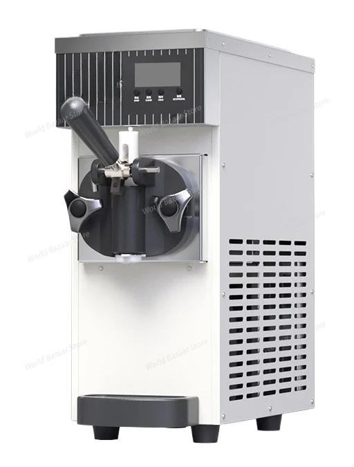 

Commercial small vertical ice cream cone, soft ice cream machine, three-color ice cream machine, fully automatic mobile stall