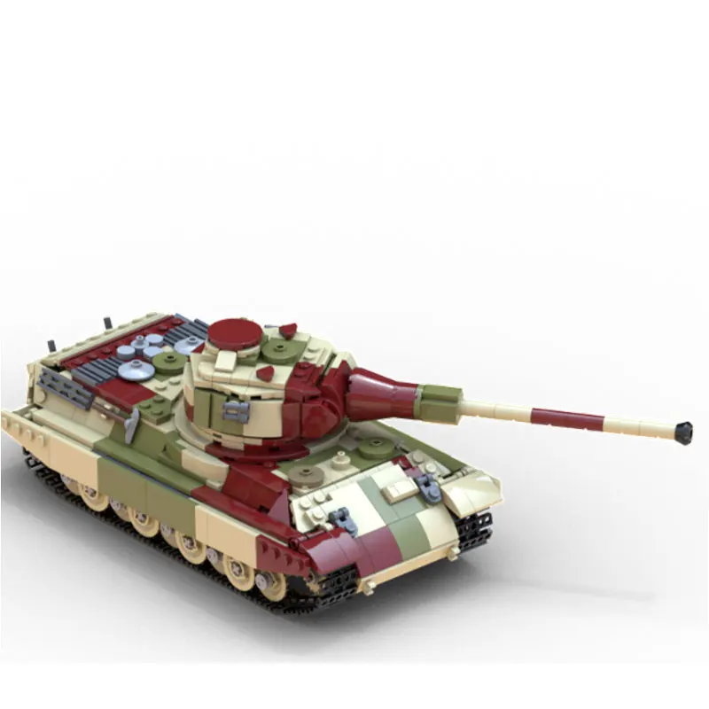 

1109PCS MOC-180524 MOC Germany Military Series VK 70.01 Lowe Main Battle Tanks Building Block Armoured Vehicle Model Assembly