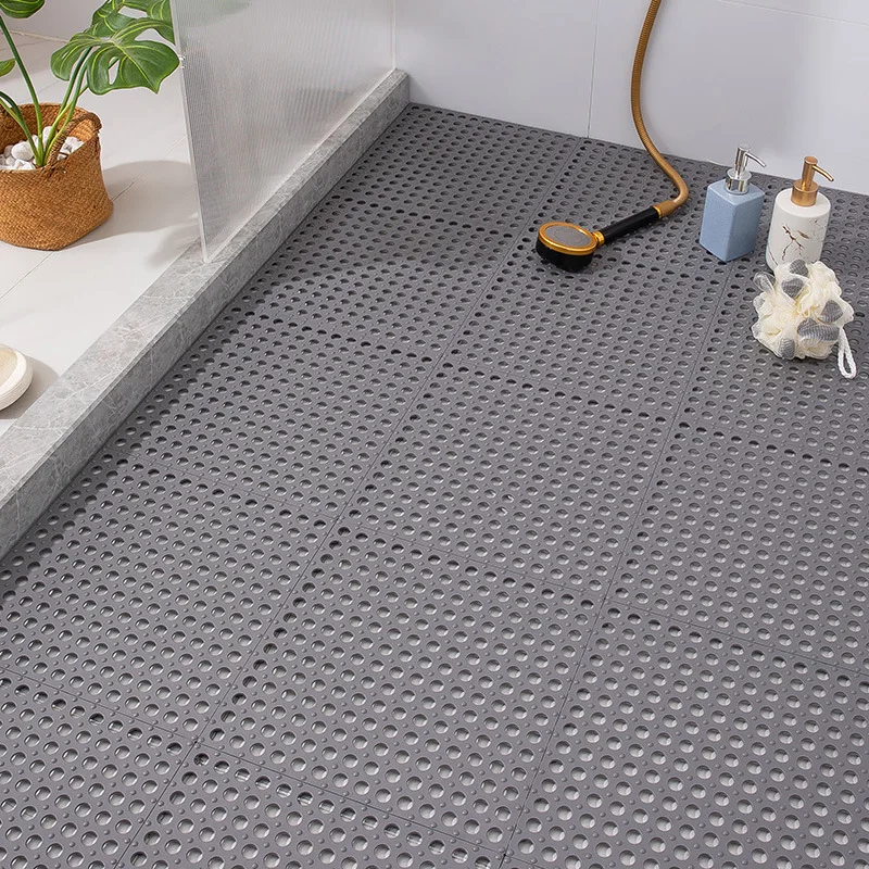 Bathroom Non-Slip Mat Spliced Floor Mat Household Bathroom Balcony Foot Mat Waterproof Waterproof Mat 30*30Cm