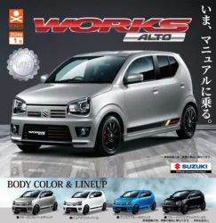 Stasto stand stone capsule toys miniature 1/64SCALE Suzuki Alto Works HA36S edition match various minicars gashapon figures