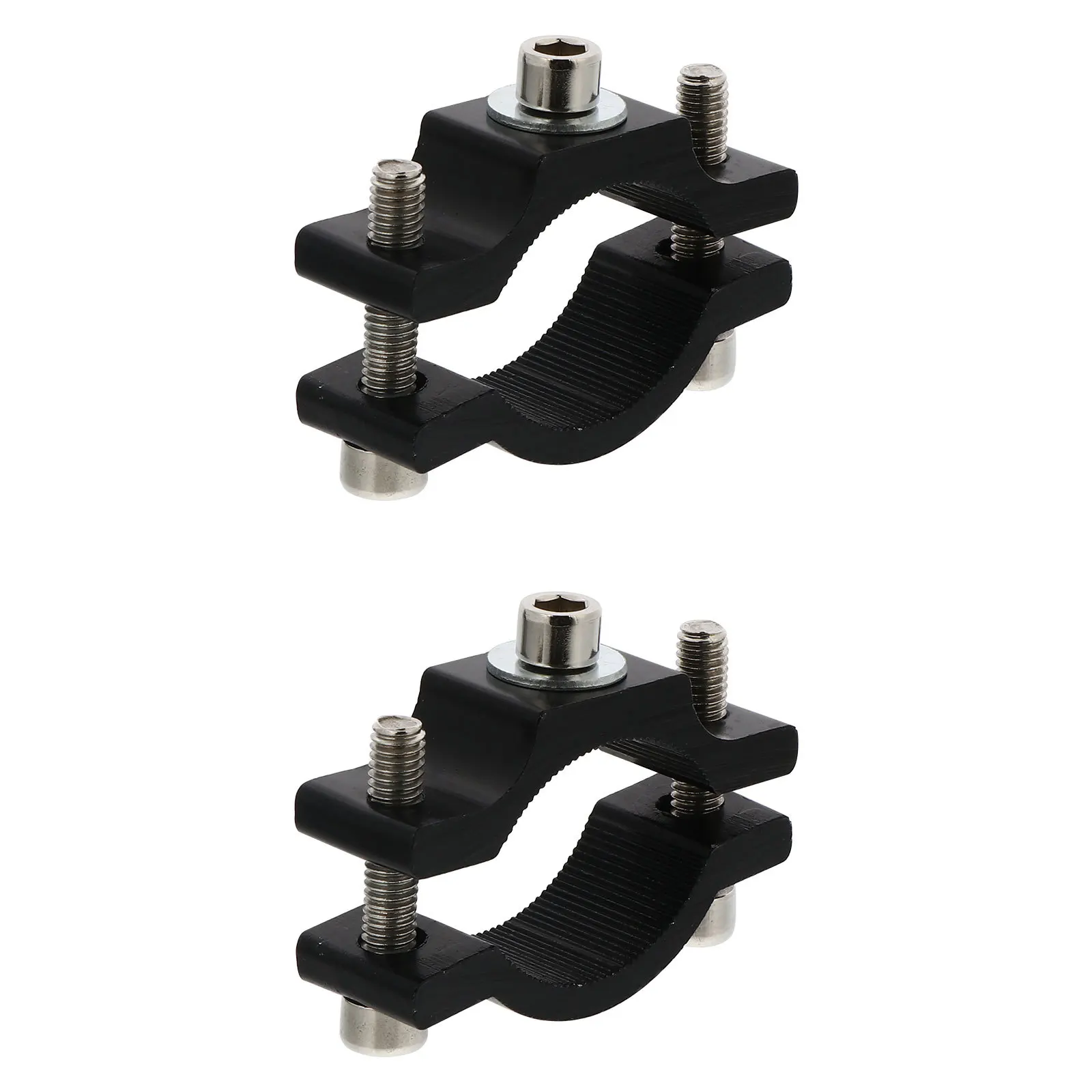 

2Pcs LED Handlebar Clamp Light Bracket Adjustable Aluminum Alloy Motorcycle Scooter Extender Mount Holder Stable Anti-Slip