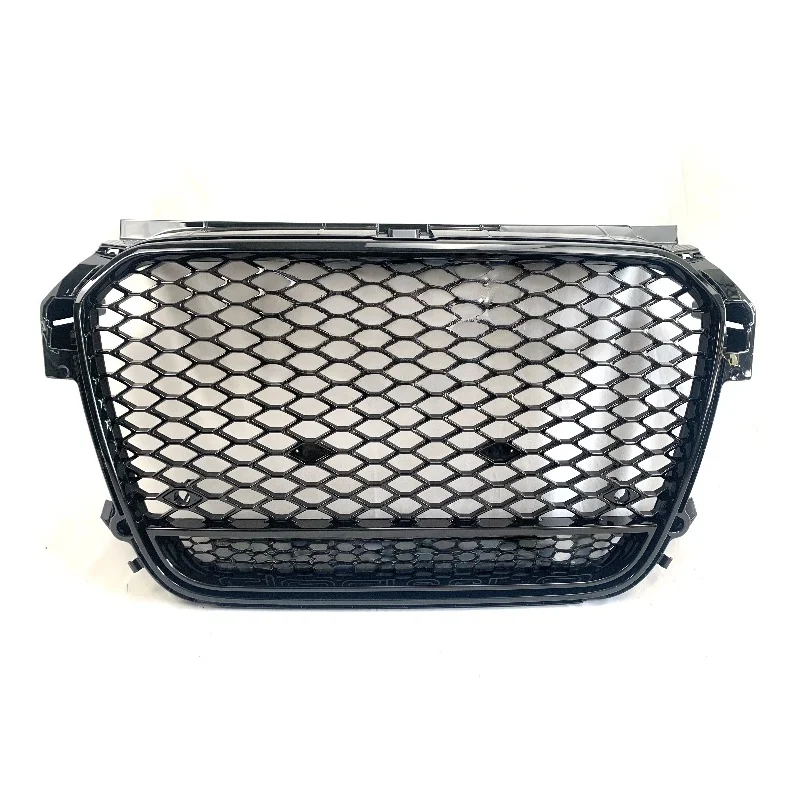 

For Audi A1 8X 2013-2015 Honeycomb Mesh Front Bumper Grilles RS1 Style Quattro Grill Cover Replacement for Enhanced Vehicle Look
