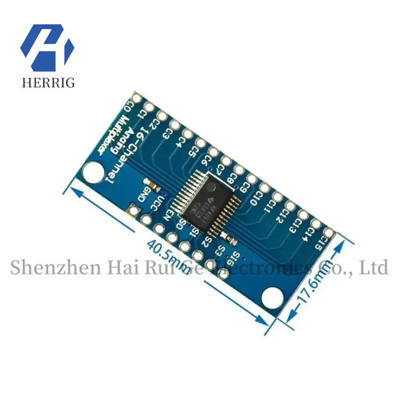 

1PCS CD74HC4067 high-speed CMOS 16-channel analog multiplexer For Analog/Digital