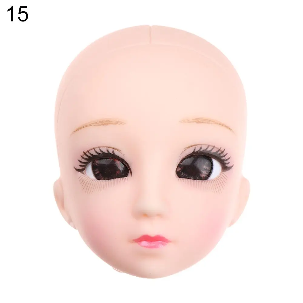 

3D Eyes 1/6 BJD Multiple Color 30 Dolls Joint Doll Head Ancient Doll Accessories DIY Head Wear