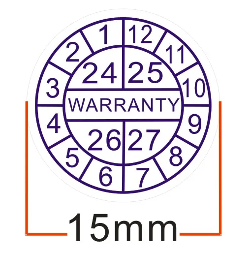 Autocollant universel rond pour ordinateur portable, autocollant de garantie ISub, sceau destructif Fraigle, autocollant de date Ashburn, 5mm, 10mm,