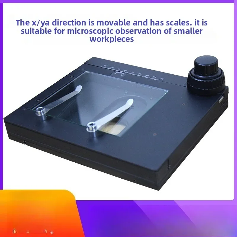 X, Y mobile platform, microscope professional working platform, graduated glass