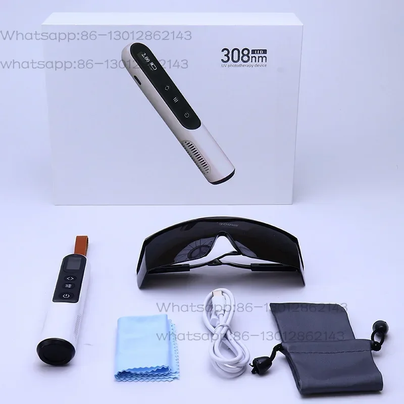 308nm Laser Excimer 308nm Phototherapy Vitiligo Treatment Device UVB Narrowband Phototherapy Lamp image 3