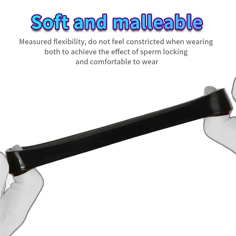 3Pcs Silicone Massage Tool Multi Sized Soft Massage Ring Restrict Train Portable Massager Enlargement Adult Beauty Health view 5